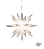Mini-ster; kunststof; 8 cm; wit_