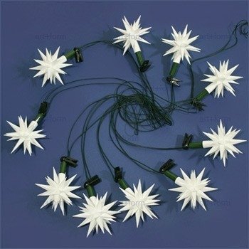 Sterrenketting met 10 sterren voor binnen en buiten (met LEDlamp)