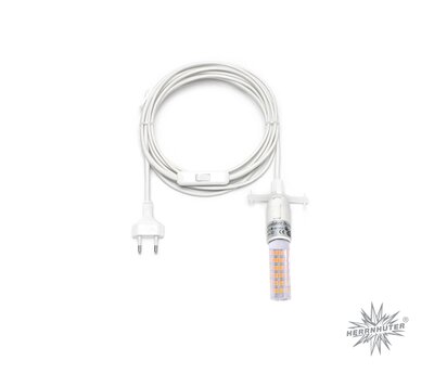 Kabelset (4 M) met lamp voor papieren sterren