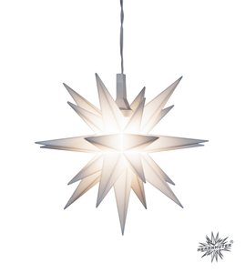 Mini-ster; kunststof; 8 cm; wit